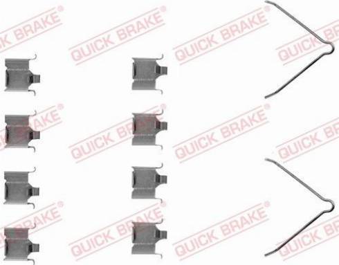 OJD Quick Brake 1091166 - Set accesorii, placute frana www.parts5.com