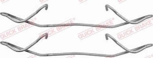 OJD Quick Brake 1091180 - Set accesorii, placute frana parts5.com