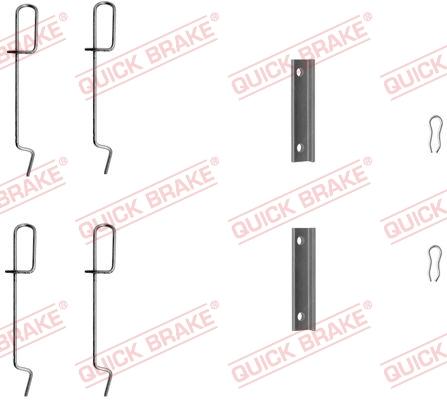 OJD Quick Brake 1091125 - Set accesorii, placute frana www.parts5.com