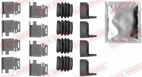 OJD Quick Brake 109-1890 - Accessory Kit for disc brake Pads www.parts5.com