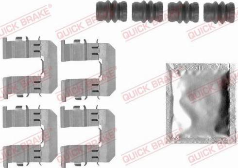 OJD Quick Brake 109-1847 - Set accesorii, placute frana www.parts5.com