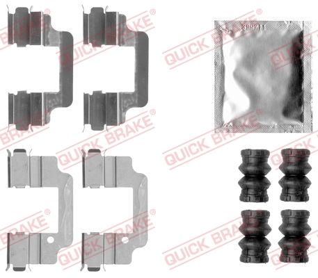 OJD Quick Brake 109-1806 - Accessory Kit for disc brake Pads parts5.com