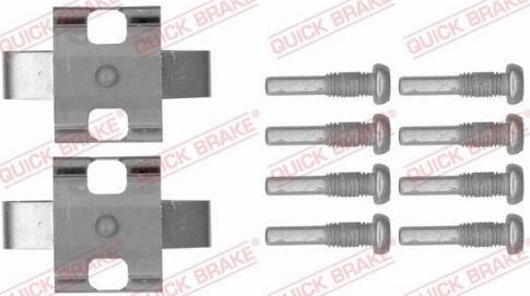 OJD Quick Brake 109-1802 - Kit de accesorios, pastillas de frenos www.parts5.com