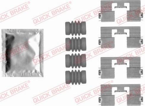 OJD Quick Brake 109-1818 - Aksesuar seti, diskli fren balatası www.parts5.com