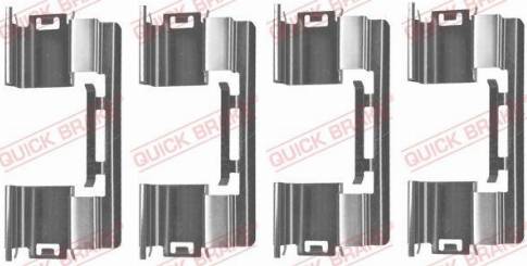 OJD Quick Brake 109-1813 - Set accesorii, placute frana www.parts5.com