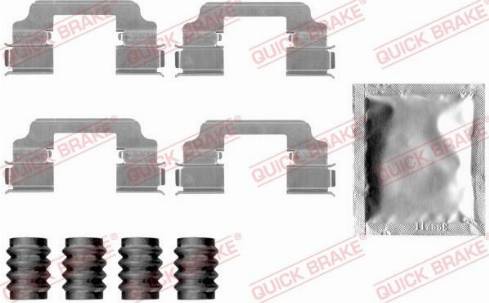 OJD Quick Brake 109-1826 - Kit de accesorios, pastillas de frenos www.parts5.com