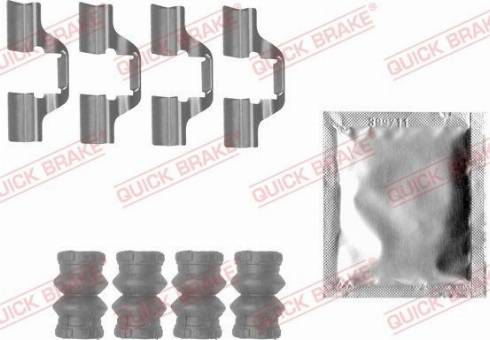 OJD Quick Brake 1091827 - Комплектующие для колодок дискового тормоза www.parts5.com