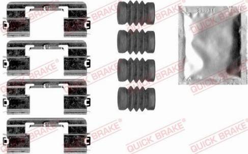 OJD Quick Brake 109-1875 - Set accesorii, placute frana www.parts5.com