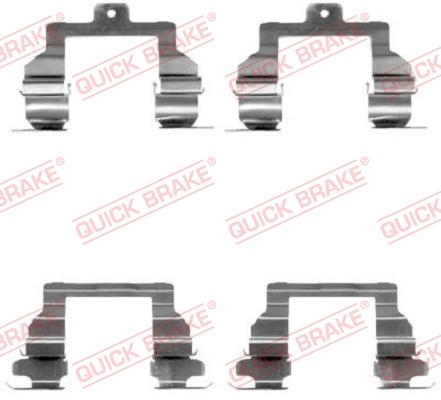 OJD Quick Brake 1091291 - Accessory Kit for disc brake Pads www.parts5.com