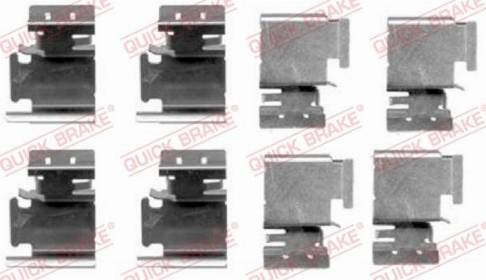 OJD Quick Brake 1091298 - Aksesuar seti, diskli fren balatası www.parts5.com