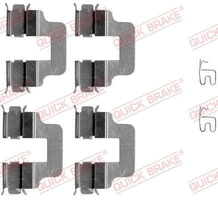 OJD Quick Brake 109-1245 - Set accesorii, placute frana www.parts5.com