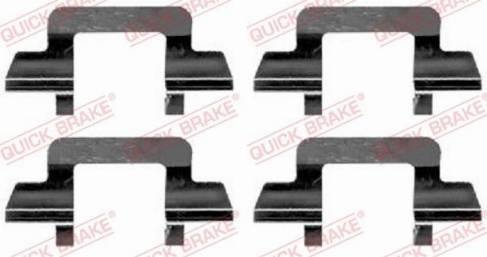 OJD Quick Brake 109-1243 - Sada příslušenství, obložení kotoučové brzdy www.parts5.com