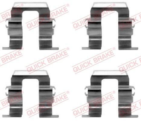 OJD Quick Brake 109-1259 - Комплект принадлежности, дискови накладки www.parts5.com