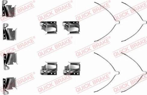 OJD Quick Brake 109-1269 - Комплектующие для колодок дискового тормоза www.parts5.com