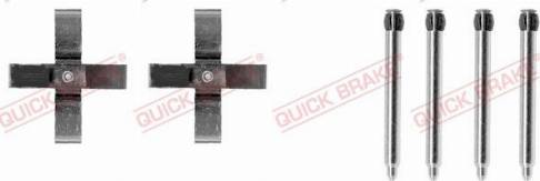 OJD Quick Brake 1091266 - Set accesorii, placute frana www.parts5.com