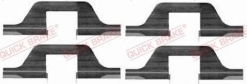 OJD Quick Brake 1091263 - Aksesuar seti, diskli fren balatası www.parts5.com