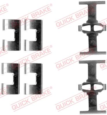 OJD Quick Brake 1091203 - Kompletni pribor,torna obloga kolutne zavore www.parts5.com