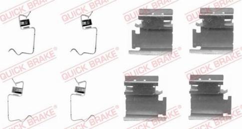 OJD Quick Brake 1091218 - Комплект принадлежности, дискови накладки www.parts5.com