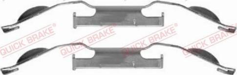 OJD Quick Brake 1091221 - Комплектующие для колодок дискового тормоза www.parts5.com