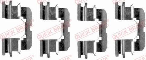 OJD Quick Brake 1091227 - Kit de accesorios, pastillas de frenos www.parts5.com