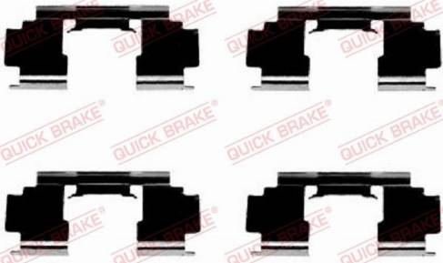 OJD Quick Brake 1091276 - Accessory Kit for disc brake Pads parts5.com