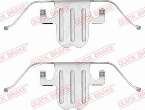 OJD Quick Brake 109-1751 - Set accesorii, placute frana www.parts5.com