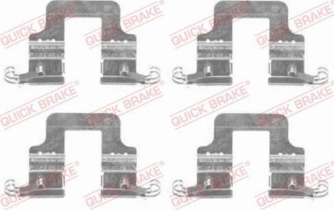 OJD Quick Brake 109-1766 - Accessory Kit for disc brake Pads www.parts5.com