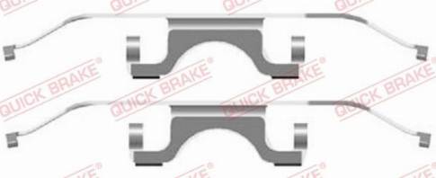 OJD Quick Brake 1091702 - Accessory Kit for disc brake Pads parts5.com