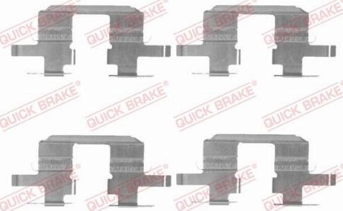 OJD Quick Brake 1091711 - Aksesuar seti, diskli fren balatası www.parts5.com