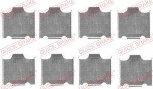 OJD Quick Brake 109-1718 - Accessory Kit for disc brake Pads www.parts5.com