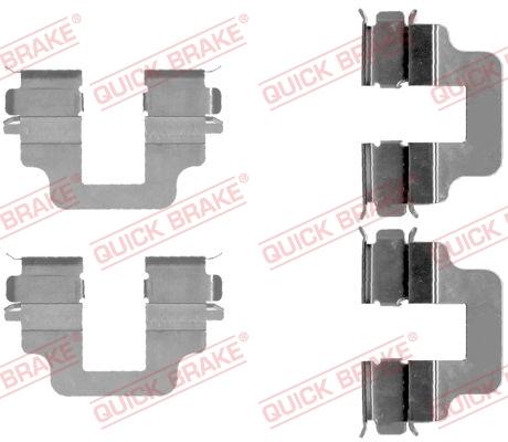 OJD Quick Brake 109-1712 - Zestaw akcesoriów, klocki hamulcowe www.parts5.com