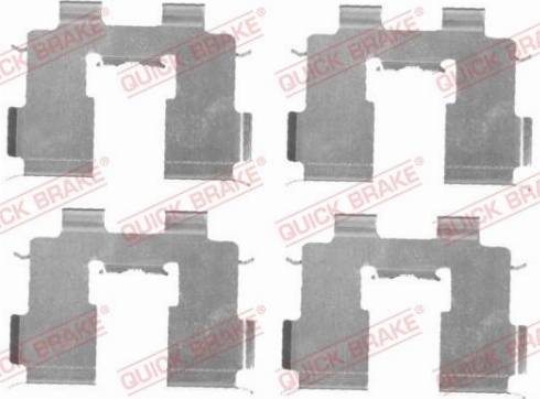 OJD Quick Brake 109-1717 - Accessory Kit for disc brake Pads www.parts5.com