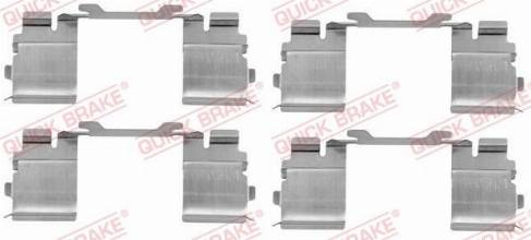 OJD Quick Brake 109-1730 - Zestaw akcesoriów, klocki hamulcowe www.parts5.com