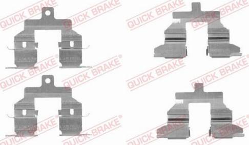 OJD Quick Brake 1091737 - Set accesorii, placute frana www.parts5.com