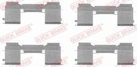 OJD Quick Brake 1091729 - Kit de accesorios, pastillas de frenos www.parts5.com