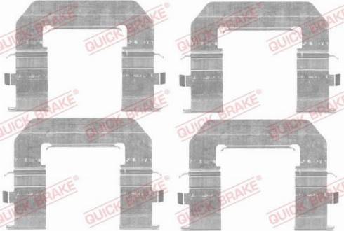 OJD Quick Brake 1091776 - Set accesorii, placute frana www.parts5.com