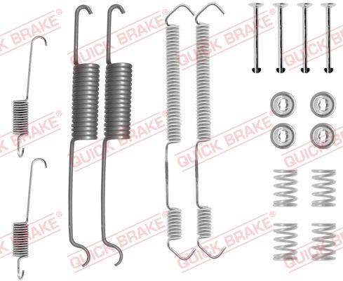 OJD Quick Brake 1050691 - Zestaw dodatków, szczęki hamulcowe www.parts5.com