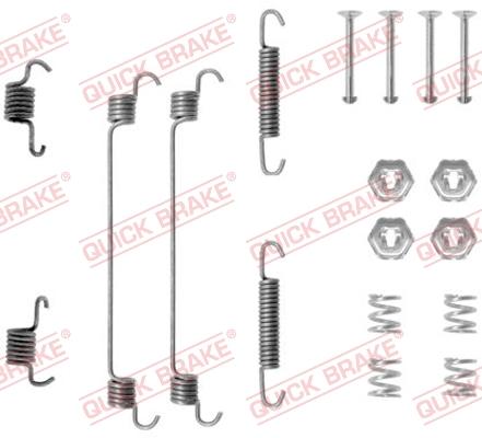 OJD Quick Brake 105-0657 - Accessory Kit, brake shoes www.parts5.com