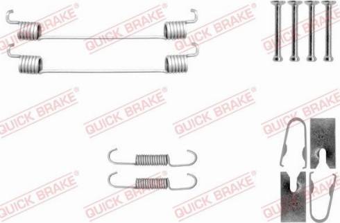 OJD Quick Brake 105-0040 - Lisakomplekt, Piduriklotsid www.parts5.com