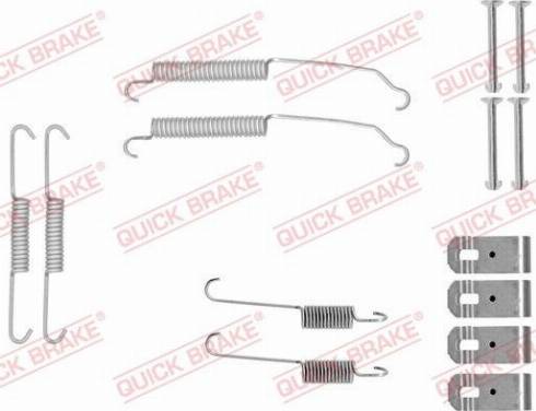 OJD Quick Brake 105-0015 - Accessory Kit, brake shoes www.parts5.com