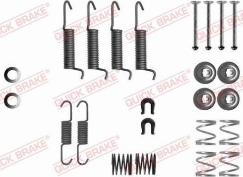 OJD Quick Brake 105-0016 - Set accesorii, saboti frana parcare www.parts5.com