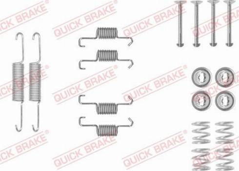 OJD Quick Brake 105-0011 - Komplet pribora, kočione papuče ručne kočnice www.parts5.com