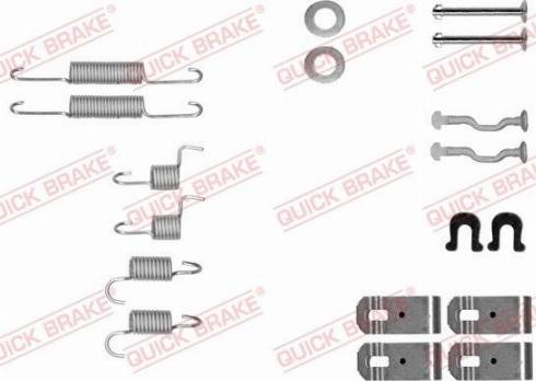 OJD Quick Brake 105-0028 - Sada příslušenství, parkovací brzdové čelisti www.parts5.com