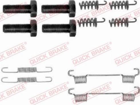 OJD Quick Brake 1050865 - Tarvikesarja, seisontajarru www.parts5.com