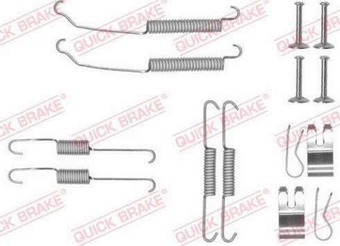 OJD Quick Brake 105-0882 - Accessory Kit, brake shoes parts5.com