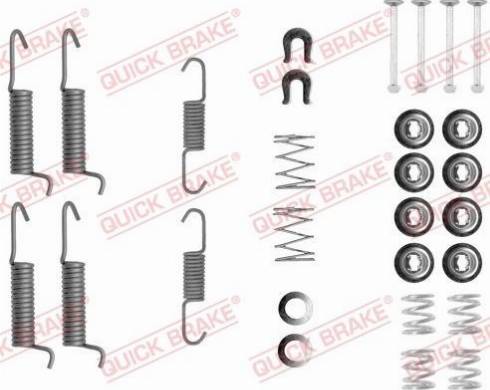 OJD Quick Brake 1050821 - Tarvikesarja, seisontajarru www.parts5.com