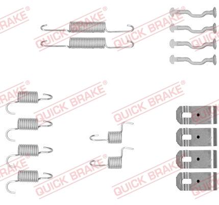 OJD Quick Brake 1050876 - Σετ βοηθ. εξαρτημάτων, σιαγόνες χειρόφρενου www.parts5.com