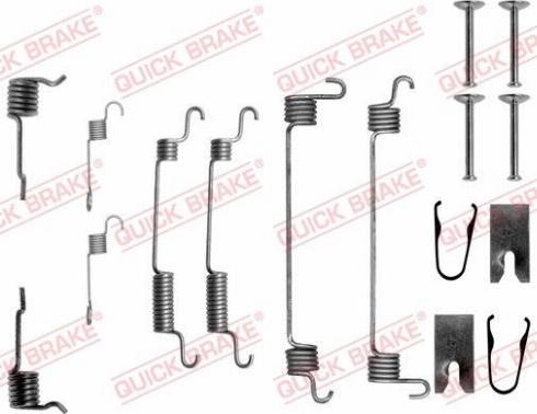 OJD Quick Brake 1050764 - Accessory Kit, brake shoes parts5.com