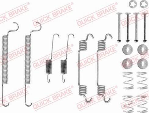 OJD Quick Brake 1050766 - Accessory Kit, brake shoes parts5.com