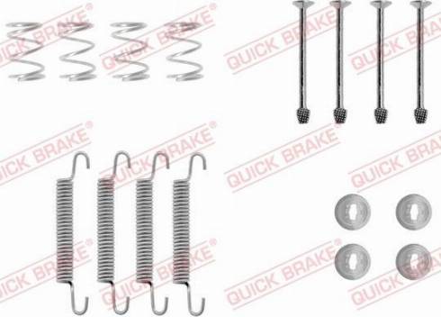 OJD Quick Brake 1050711 - Set accesorii, saboti frana parcare www.parts5.com